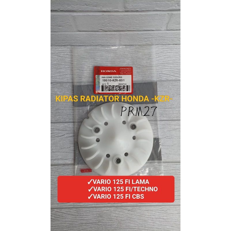 Kipas radiator (KZR) Honda Vario 125 fi lama (2012-2013-2014)