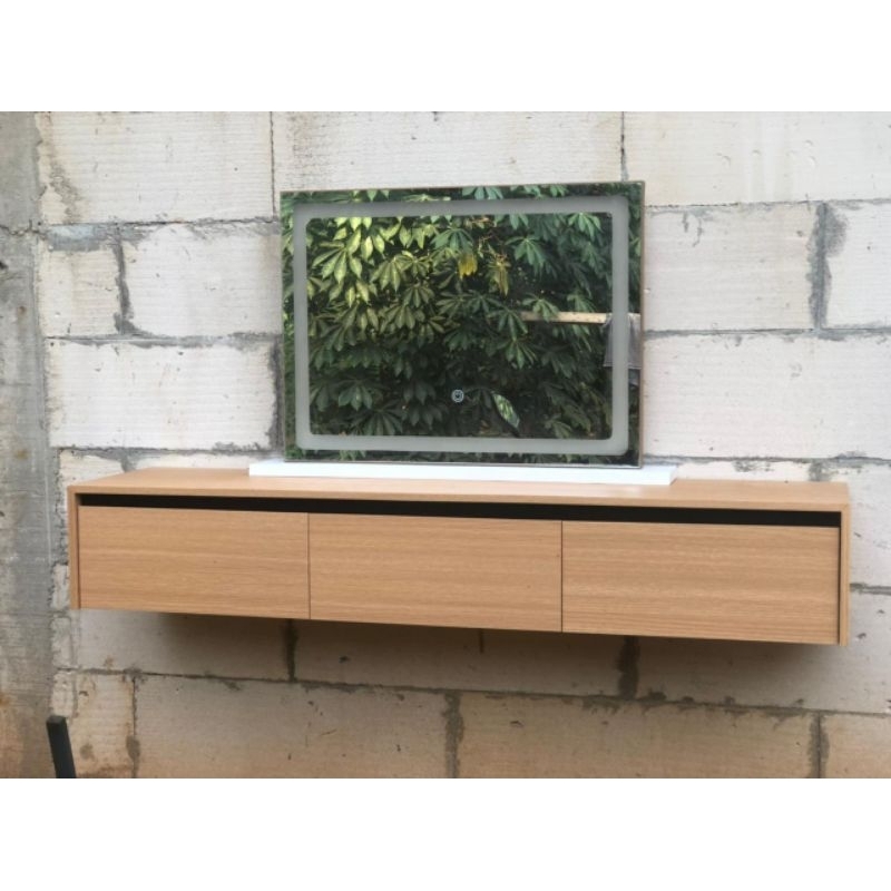 FREE PALET KAYU meja tv gantung rias minimalis modern serbaguna murah konsol tv