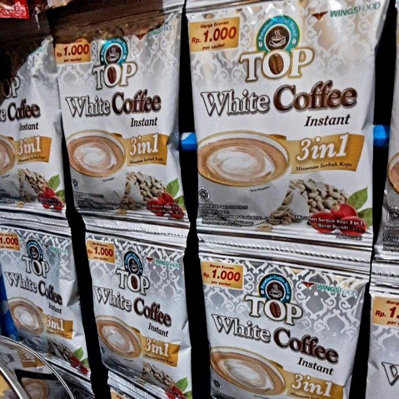 

kopi TOP White Coffee Instan 3in1