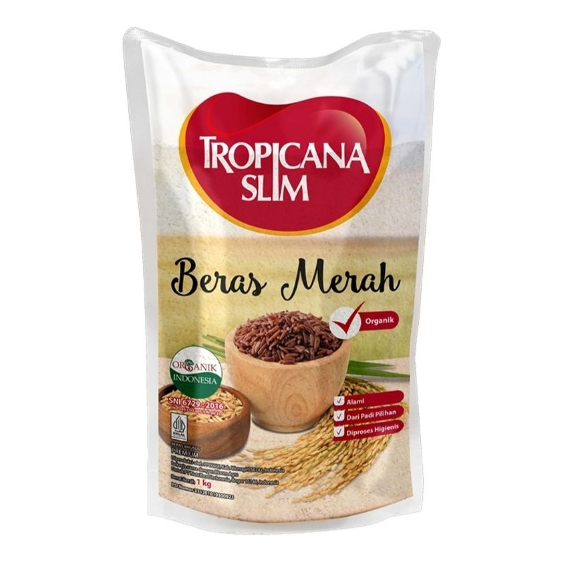 

Tropicana Slim Beras Merah Organik 1 kg
