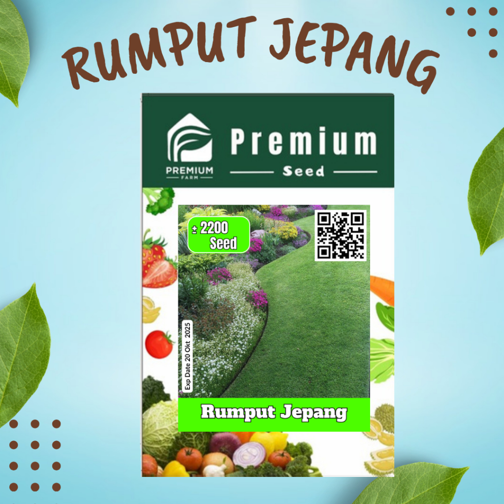 Benih Rumput Jepang untuk Lapangan Golf, Lapangan Bola, dan Taman