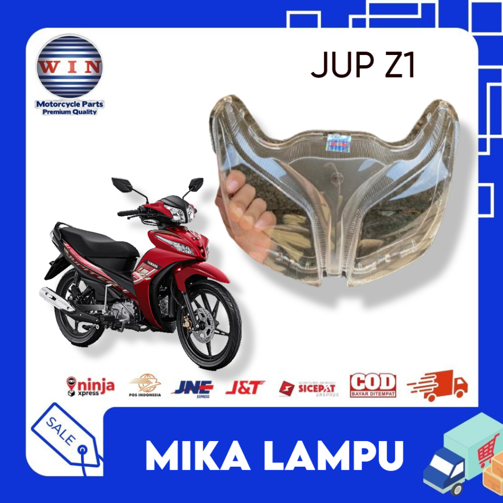 MIKA LAMPU JUPITER Z1 WIN MIKA LAMPU DEPAN REFLEKTOR KACA MIKA HEADLAMP JUPITER Z1 (1DY) WIN