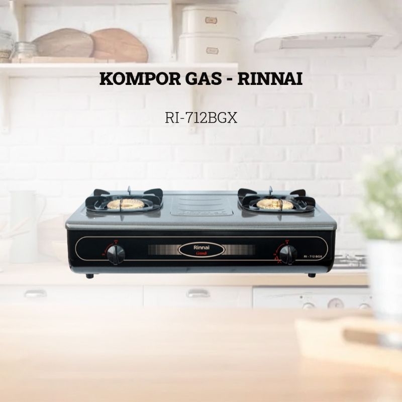 RINNAI kompor 2mata/tungku RI712bgx