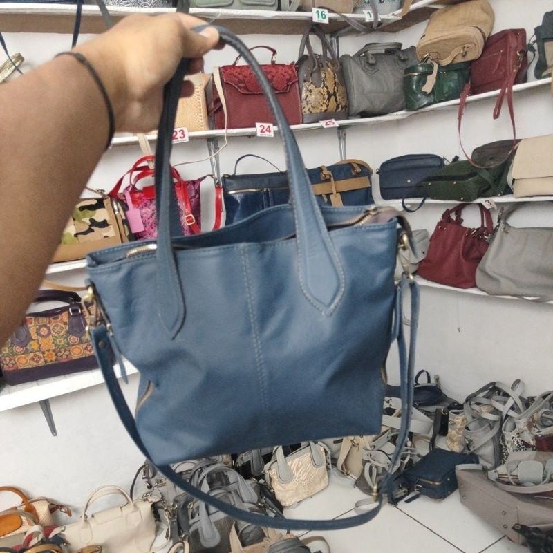 tas tote kulit asli