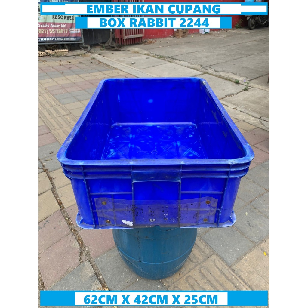 Box rabbit Sparepart Bak Plastik Keranjang Rapat Plastik Box Rabbit 2244