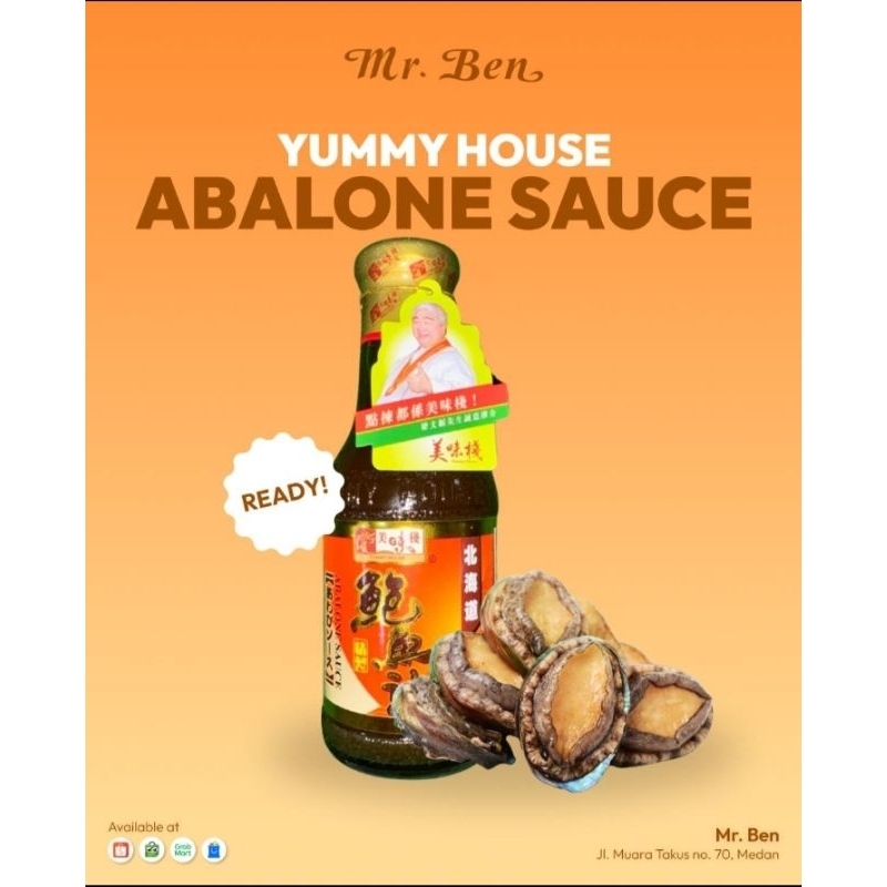 

Yummy House Abalone Sauce Saus Abalon 380gr Impor HK