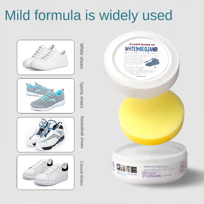 Krim Pemutih Pembersih Sepatu Sneakers 120g 260g with Spons