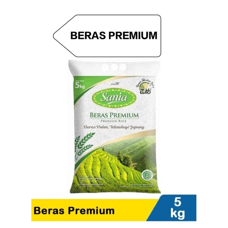

Beras Sania premium 5 kg