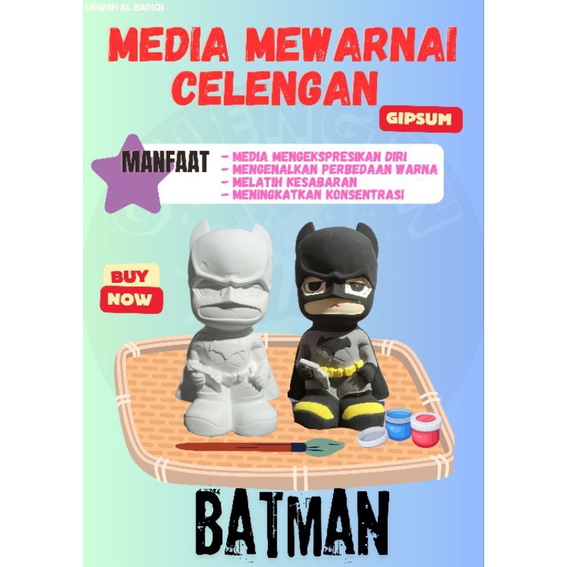 Celengan Gipsum/CELENGAN MEWARNAI/CELENGAN POLOS/CELENGAN KARAKTER/CELENGAN /CELENGAN EDUKASI/CELENG