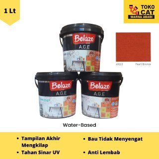 CAT BELAZO AGE WARNA TEMBAGA 1 LITER - CAT MULTIFUNGSI