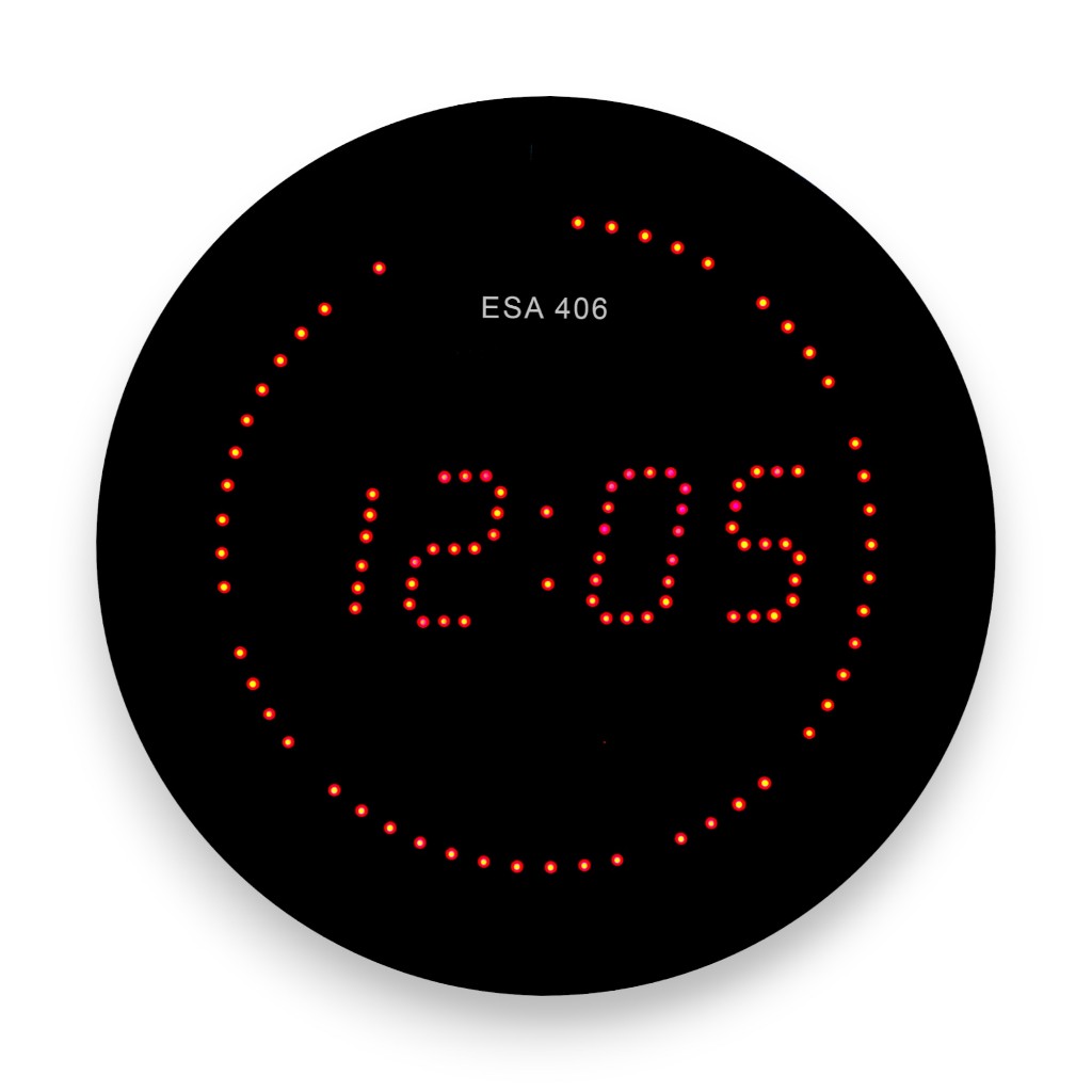 ESA Jam Dinding Digital LED Digital Clock 30cm 406