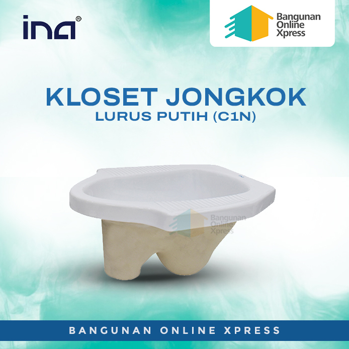 INA KLOSET JONGKOK LURUS PUTIH (C1N)