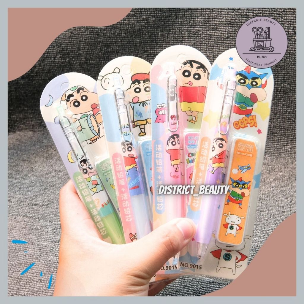 

PENSIL MEKANIK SINCHAN SET ALAT TULIS PENSIL CETEK SINCHAN CHARACTER LUCU TERMURAH DISTRICT BEAUTY
