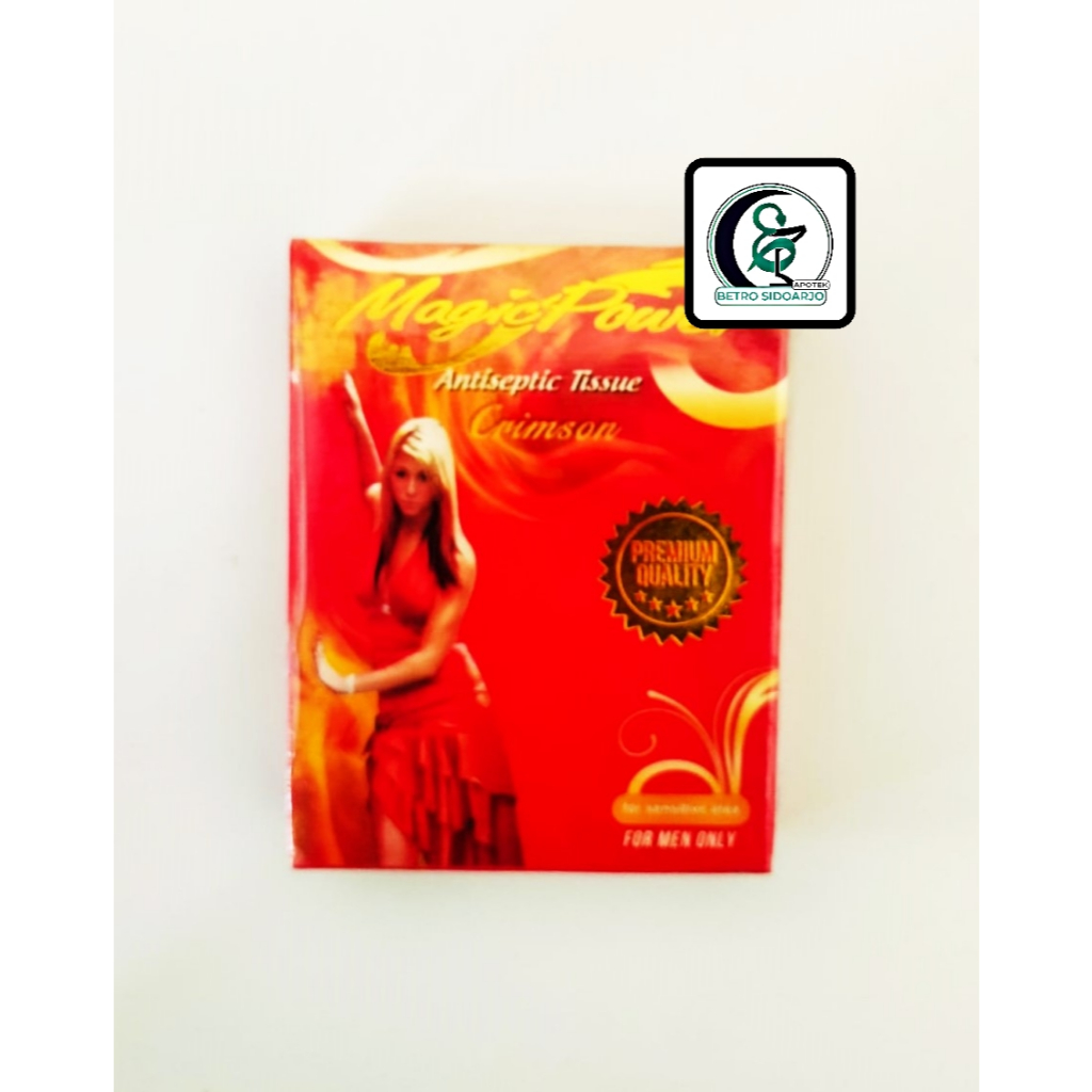 Tissue Magic Power Crimson Desire Merah Isi 6 Sachet
