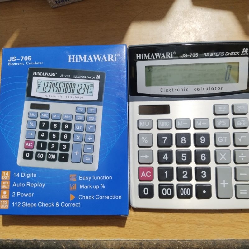 

Kalkulator HIMAWARI JS-705 (14 digit)/Electronic Calculator