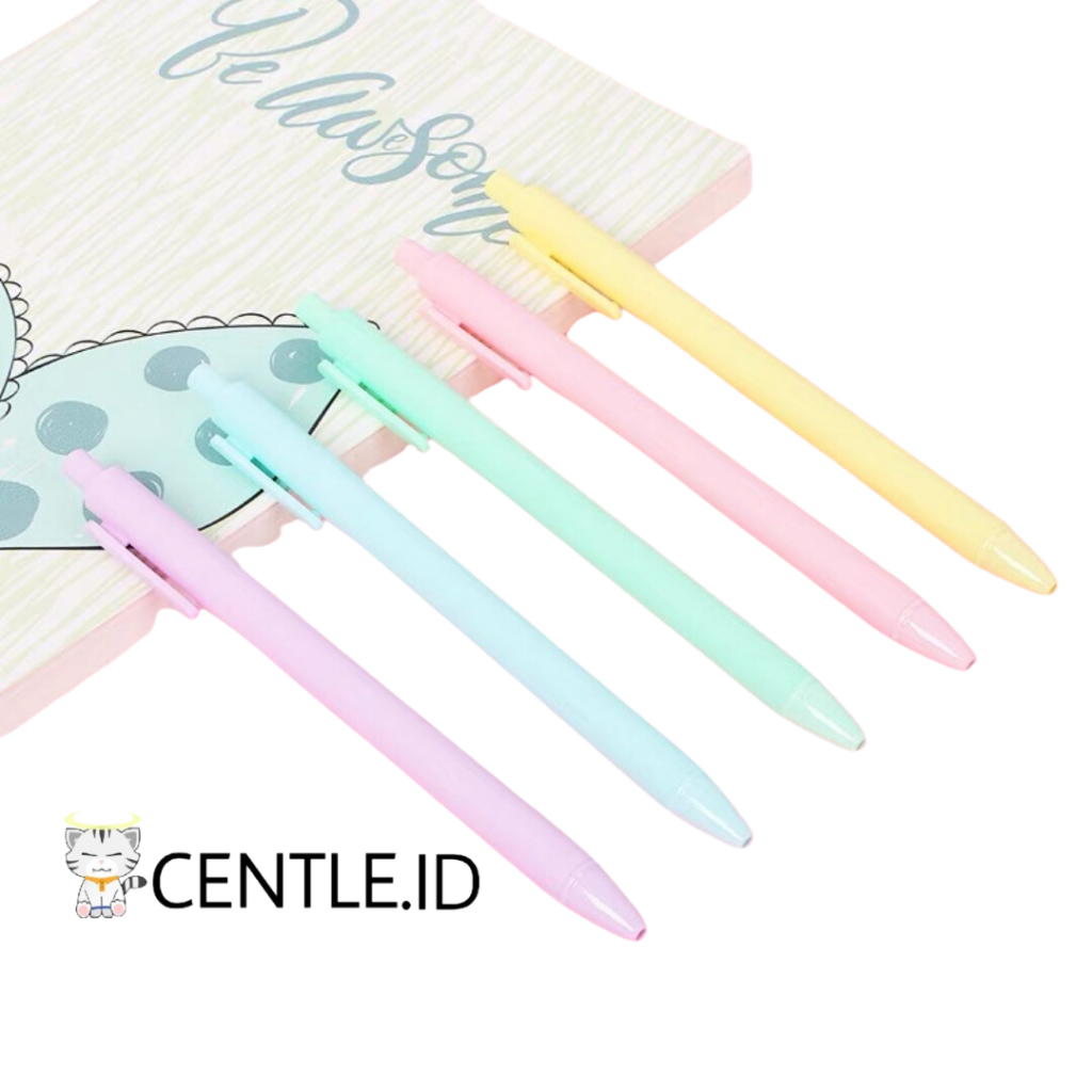 

CENTLE.ID PULPEN CETEK MAKARON PASTEL PULPEN MEKANIK LUCU ALAT TULIS SEKOLAH LUCU TERJANGKAU