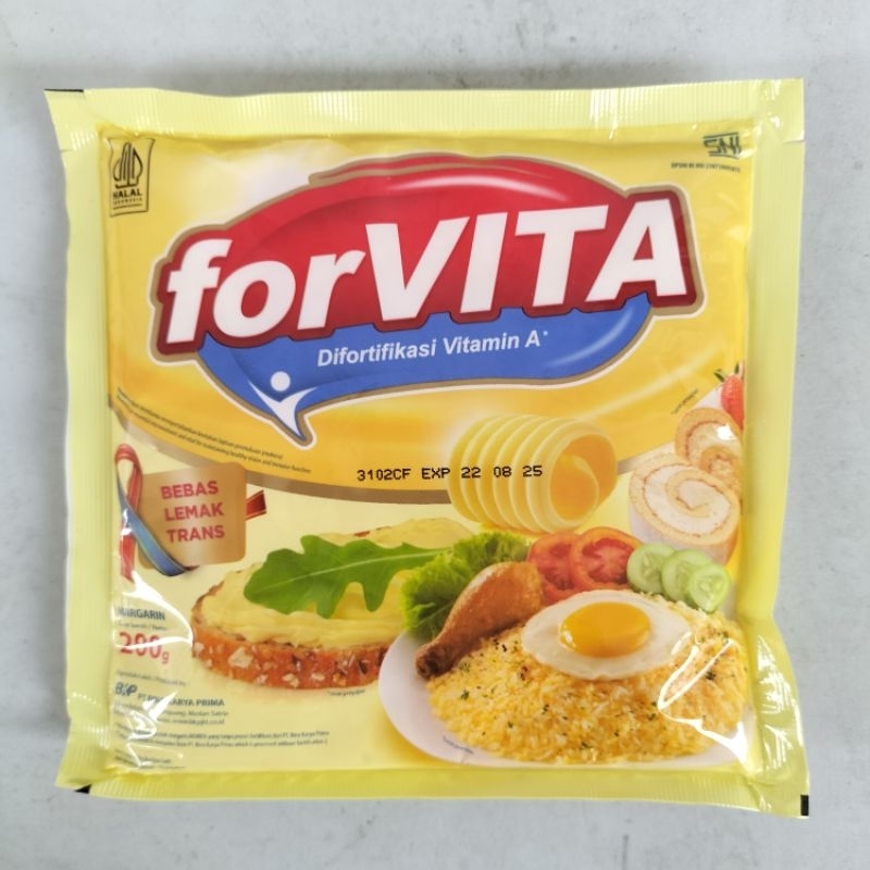 

Margarin Forvita Kemasan Sachet 200 G