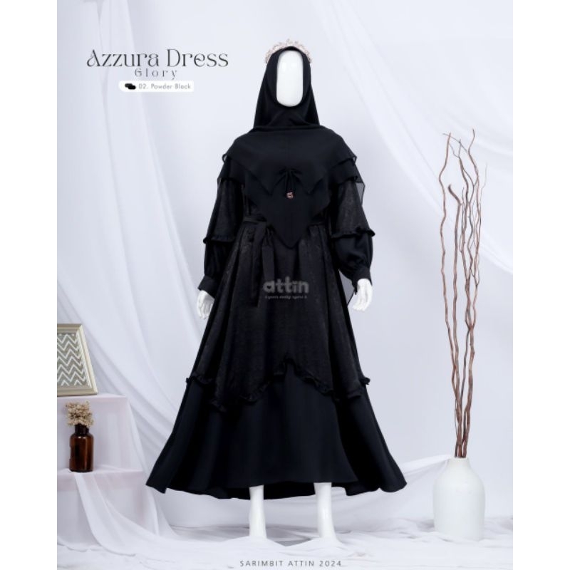 GAMIS LEBARAN - ATTIN - AZZAM AZZURA - GAMIS DEWASA - GAMIS MEWAH - MODEL GLORY