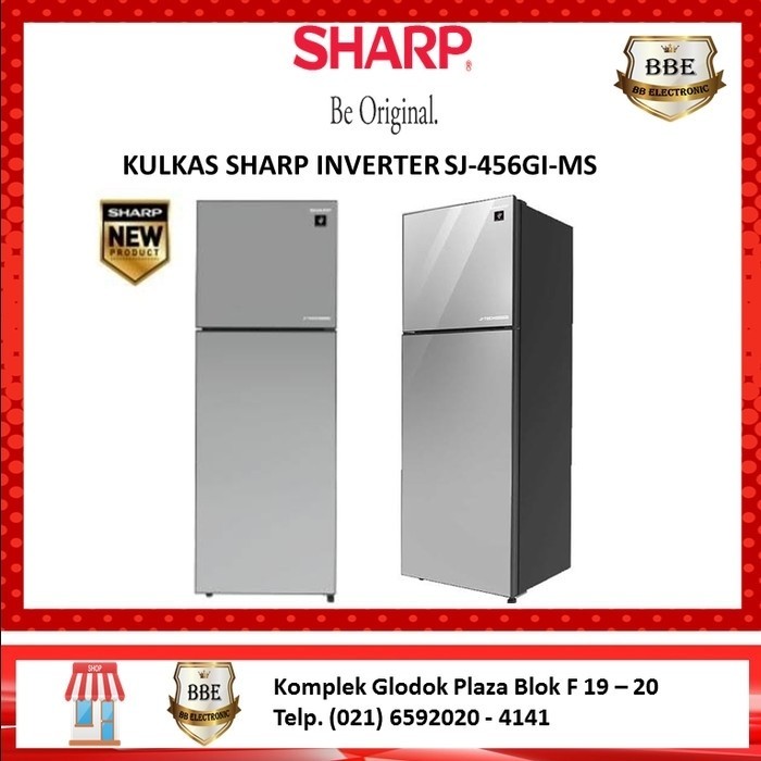 KULKAS SHARP INVERTER SJ-456GI-MS