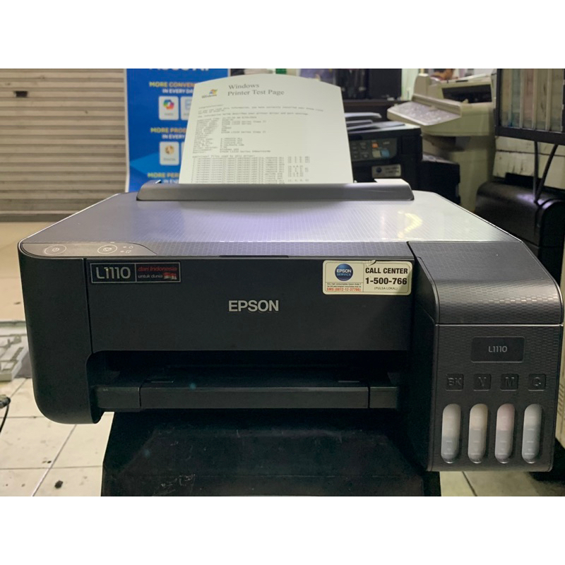 epson l1110 print only bekas siap pakai