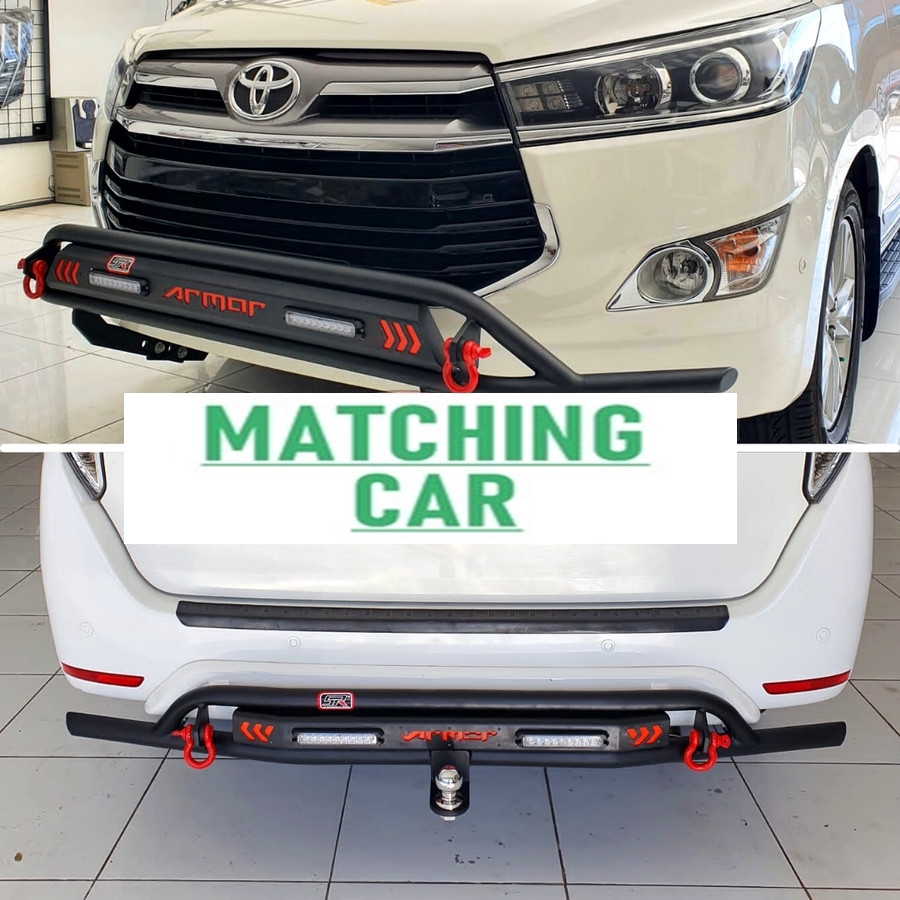 Paket Tanduk Towing All New Innova Bumper Rhino Armor Depan Belakang
