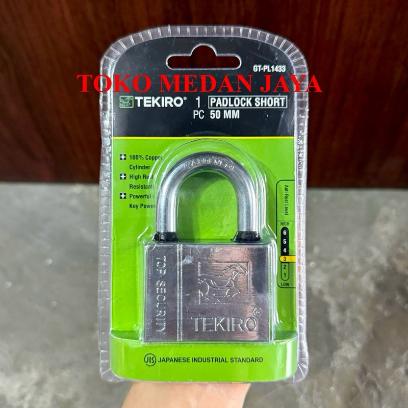 GEMBOK TEKIRO PENDEK 50 MM TEKIRO GEMBOK LAHAR PENDEK 50 MM