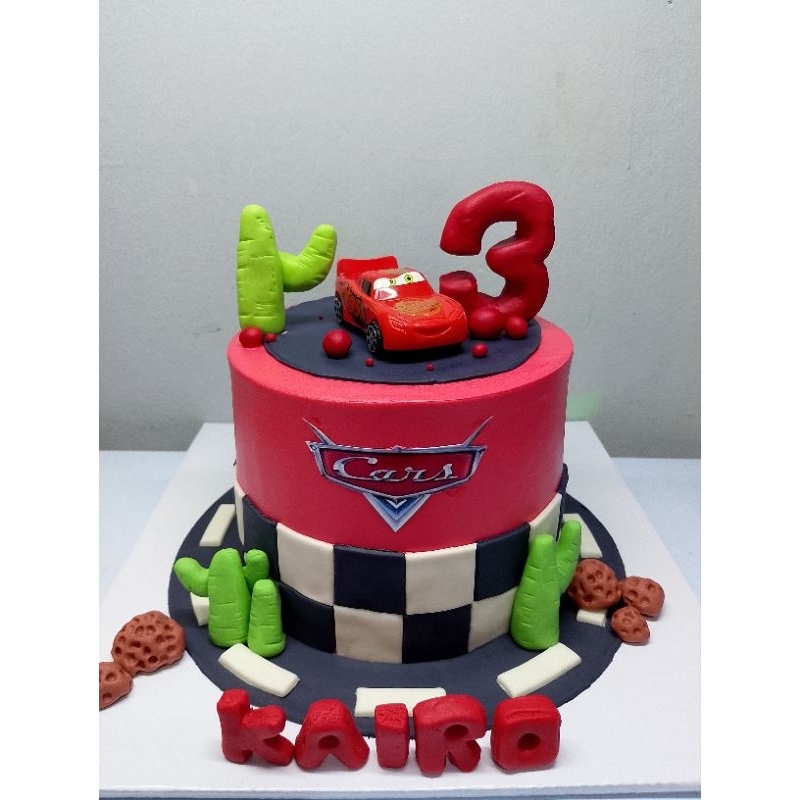 

CARS McQueen Birthday Cake/ Kue Ulang tahun CARS
