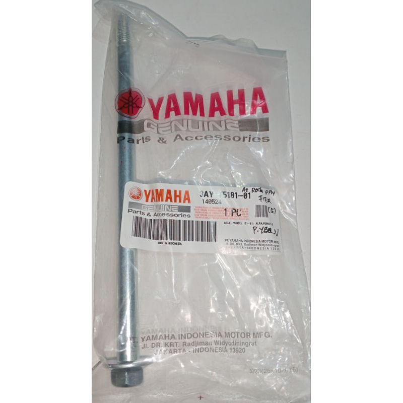 As Roda Belakang Alfa RXS Crypton Vega ZR F1ZR ORIGINAL YAMAHA ASLI