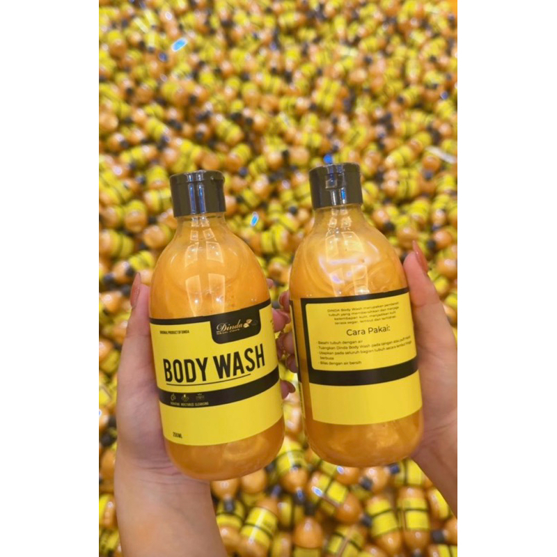 NEW BODY WASH DINDA SKINCARE || PURE GOLD || BPOM