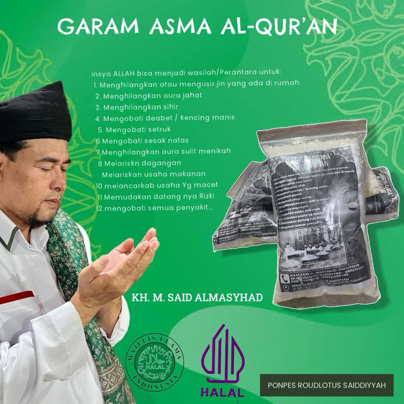 

Garam Asmak Al-Qur'an Pondok Roudlotus Saidiyyah Semarang