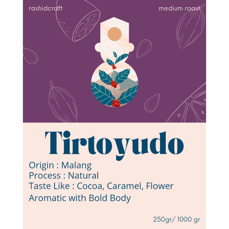 

BIJI KOPI ROBUSTA TIRTOYUDO DAMPIT MALANG 250 500 1000 GRAM
