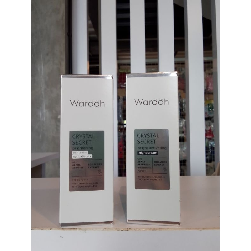day cream night cream crystal secret