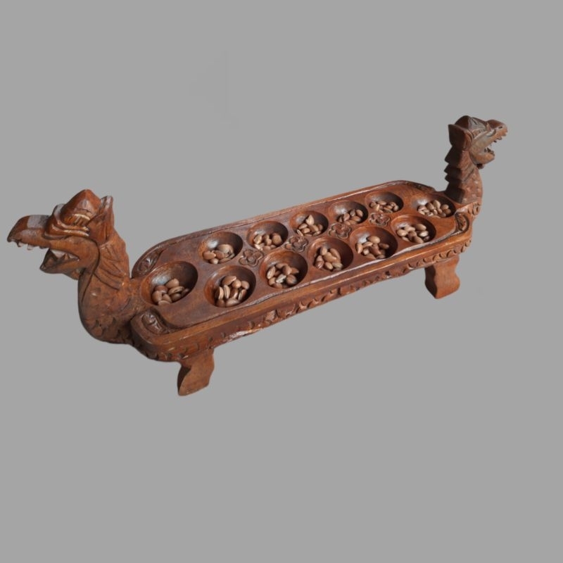 Congklak Dakon Kayu/Alat Permainan Tradisional Dakon Kayu