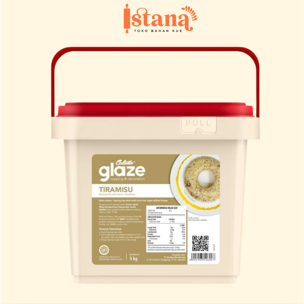 

COLATTA GLAZE TIRAMISU REPACK 250GR / 500GR / 1KG