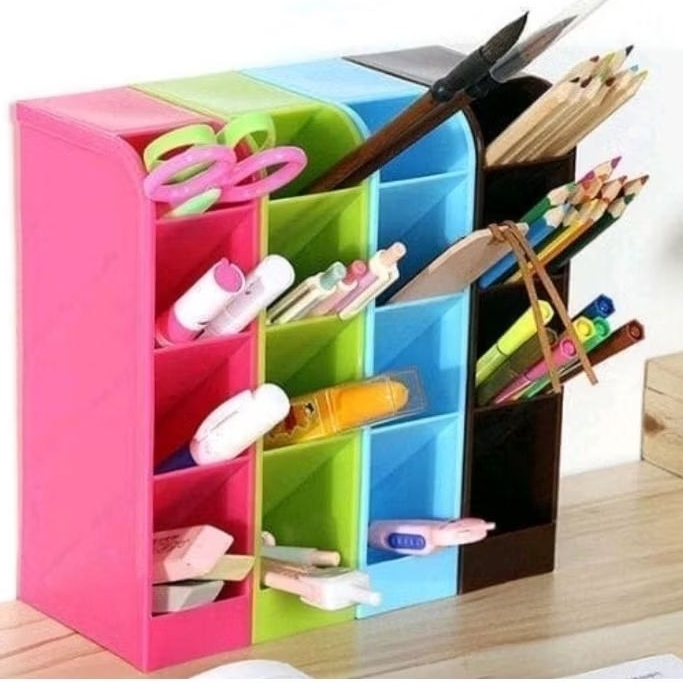 

A1 RAK PENA KOTAK PENSIL PULPEN ALAT TULIS ORGANIZER PERALATAN SEKOLAH ANAK KOTAK