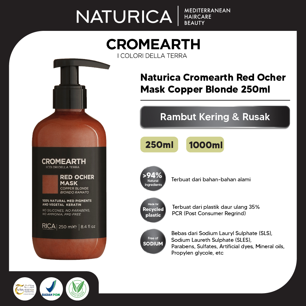 Naturica - Cromearth Red Ocher Mask Copper Blonde