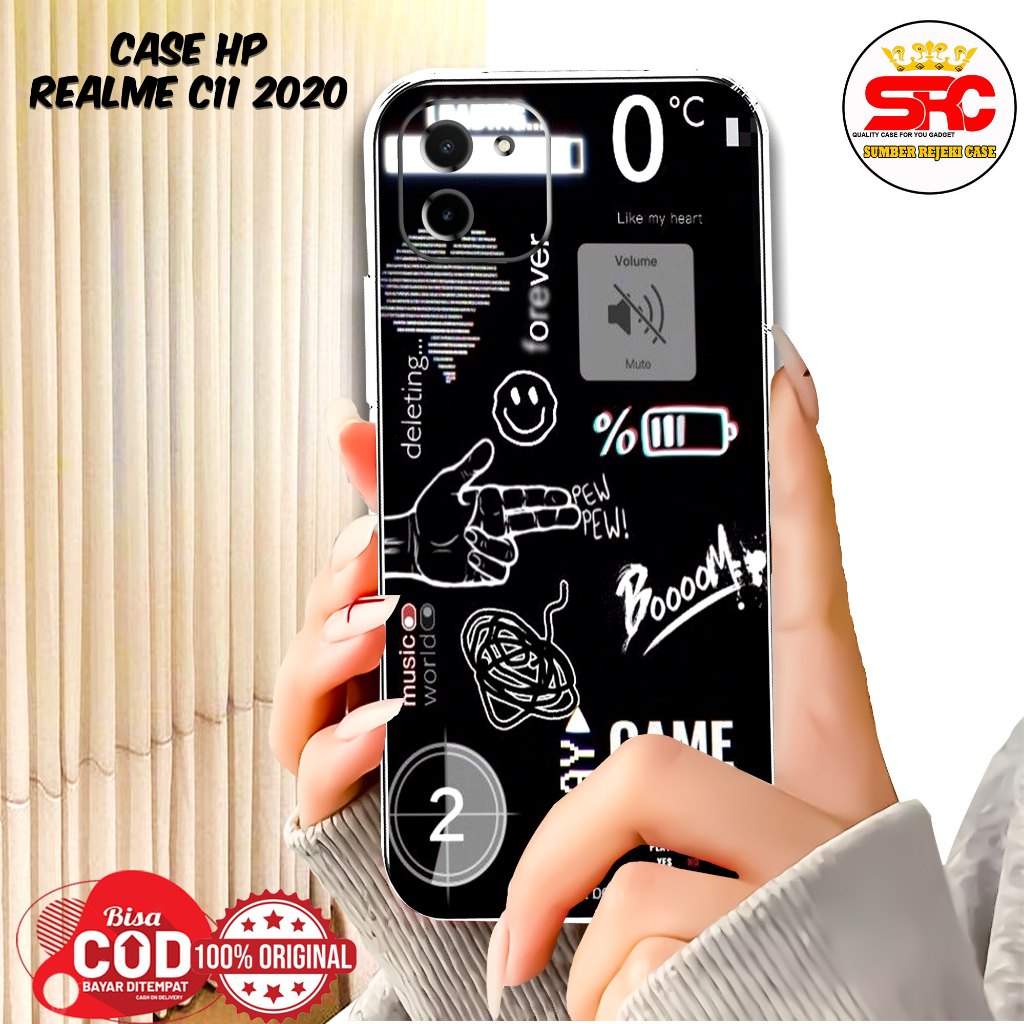 Case REALME C11 2020  MOTIF NASTIK Casing REALME C11 TERBARU - Case Hp REALME C11 2020 - Case Murah 