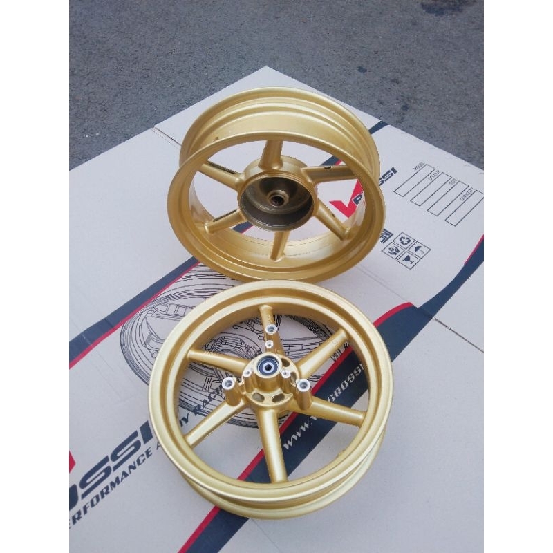 VELG PELAK RACING V ROSSI SPRINT SANCA GOLD PNP AEROX OLD 155 AEROX NEW 155