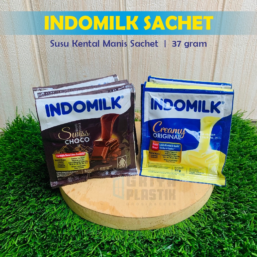 

[6 Sachet] Indomilk Sachet | Minuman susu | Minuman Sachet | Susu Kental Manis