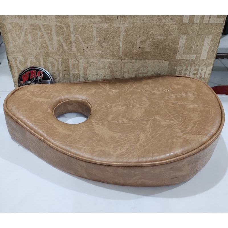 Jok Lubang Single Streetcub Street Cub Honda C70 C700 Astrea 800 Coklat