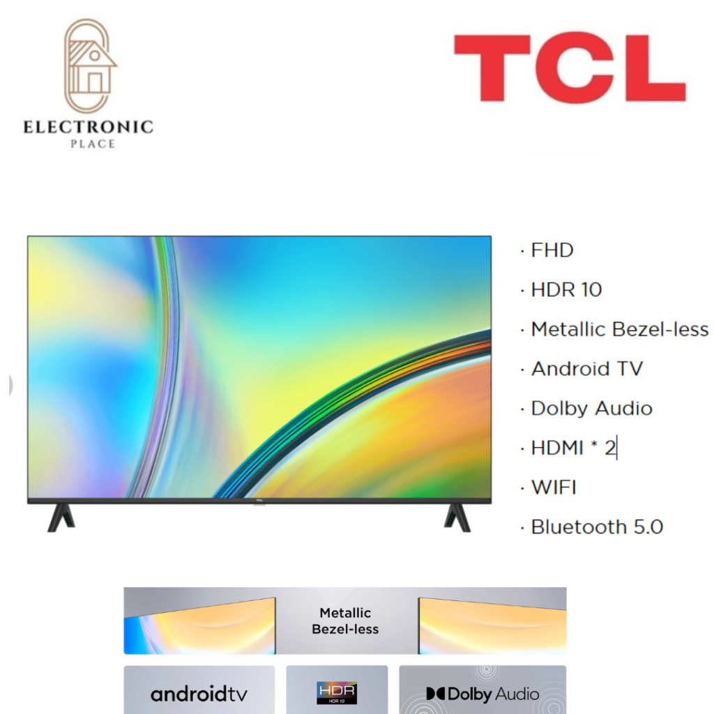 TCL 32S5400 32 Inch | TCL Google TV 32 Inch FHD Bezel Less | TCL S5400