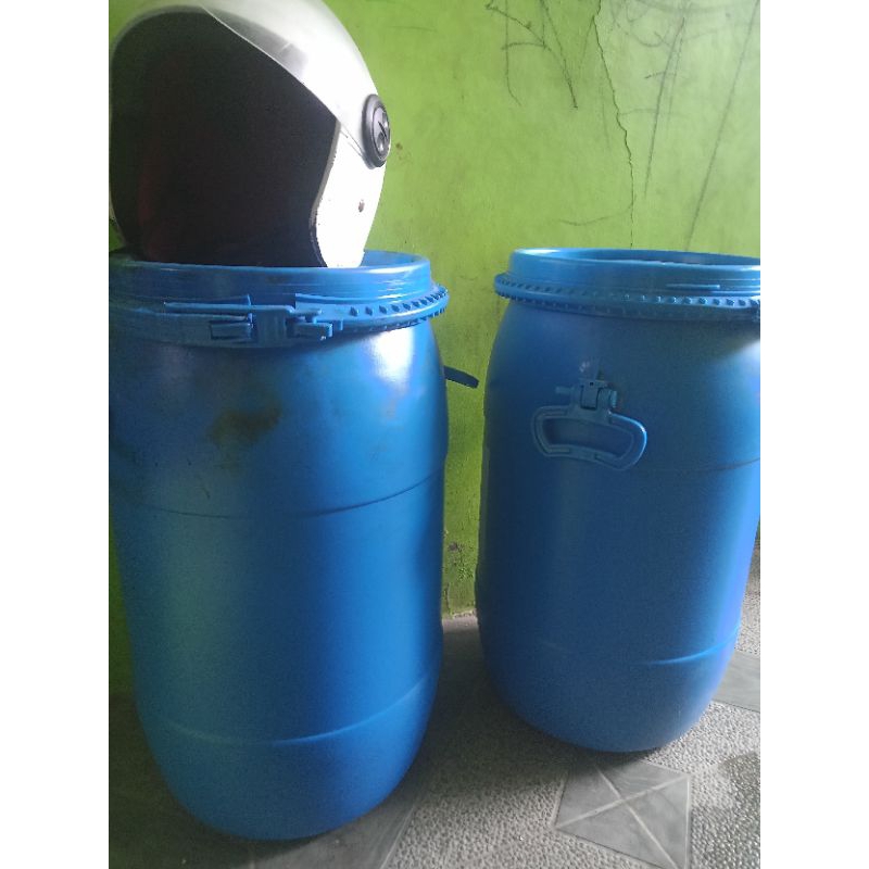 Drum plastik 40 liter - tong air - tempat wadah sampah
