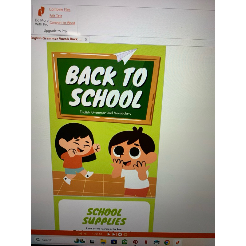 

LATIHAN SOAL TK / PAUD / SD BACK TO SCHOOL 10 LEMBAR