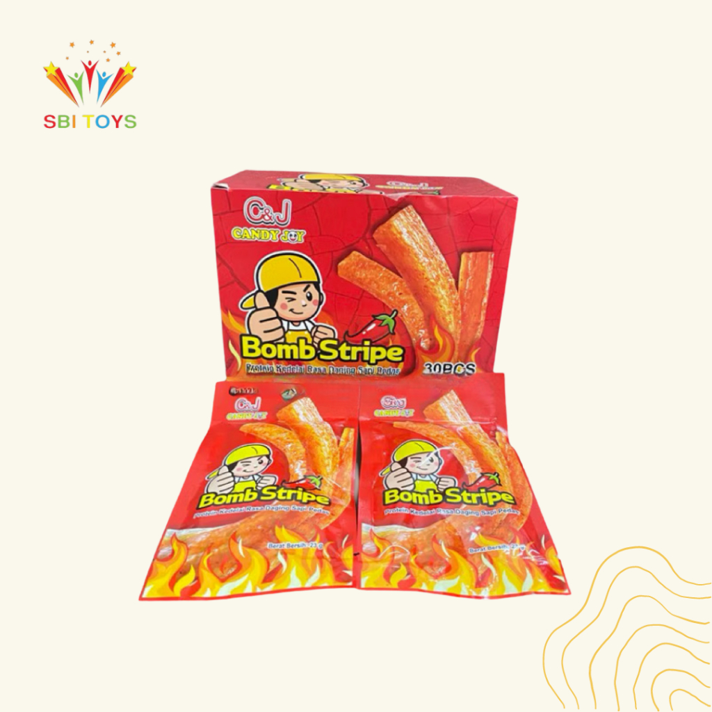 

[SBI TOYS] 1 pcs Snack Bomb Stripe Latiao