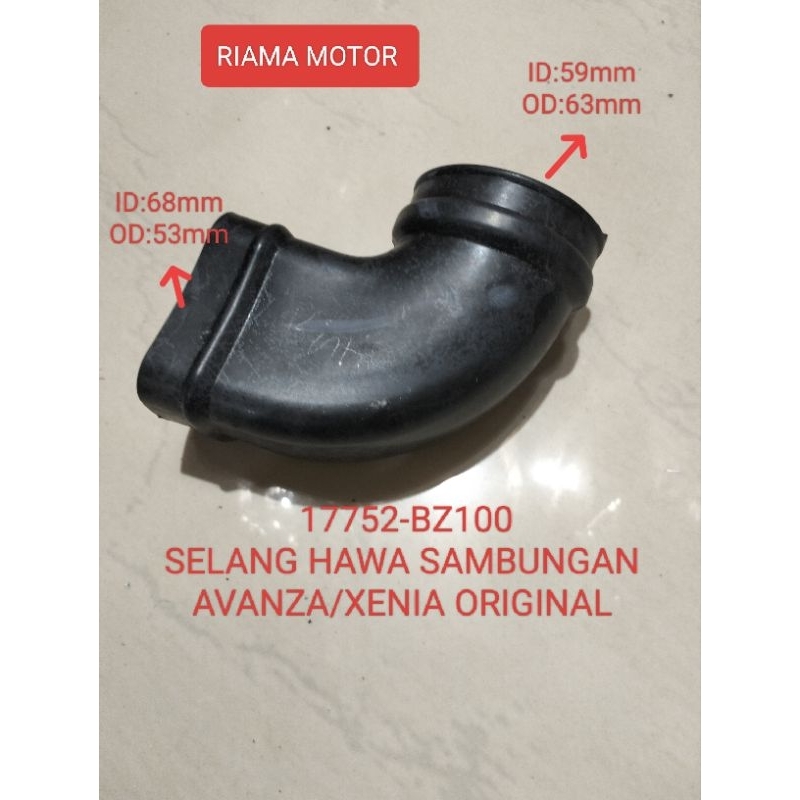 SELANG HAWA SAMBUNGAN FILTER UDARA MOBIL AVANZA/XENIA ORIGINAL