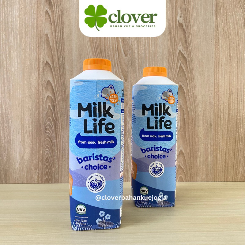 

Milk Life Baristas Choice 1000ml - Fresh Milk Milklife Barista - Susu Starbucks