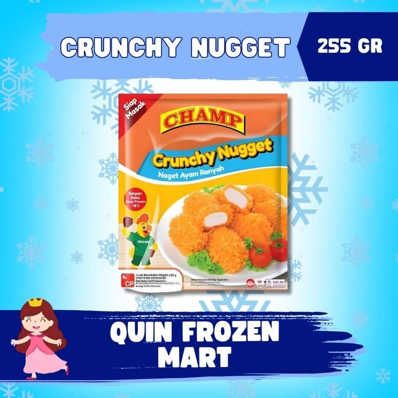 

CHAMP CRUNCHY NUGGET 225 GR