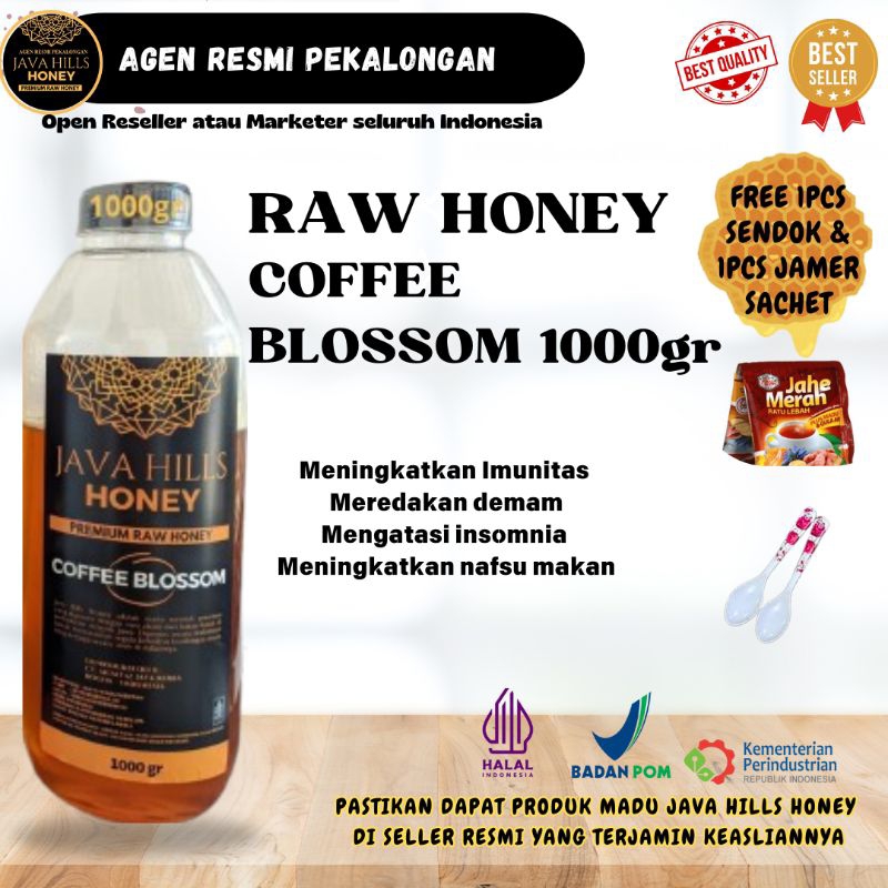 

JAVAHILLS HONEY COFFEE BLOSSOM PREMIUM RAW HONEY SPESIALIS NAFSU MAKAN DEMAM INSOMNIA IMUNITAS TUBUH 1000GR
