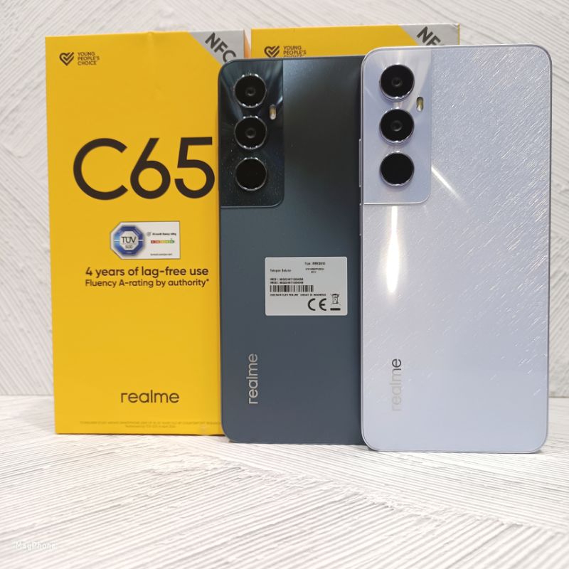 Realme C65 NFC 8/128 GB Handphone Second Bekas Fullset