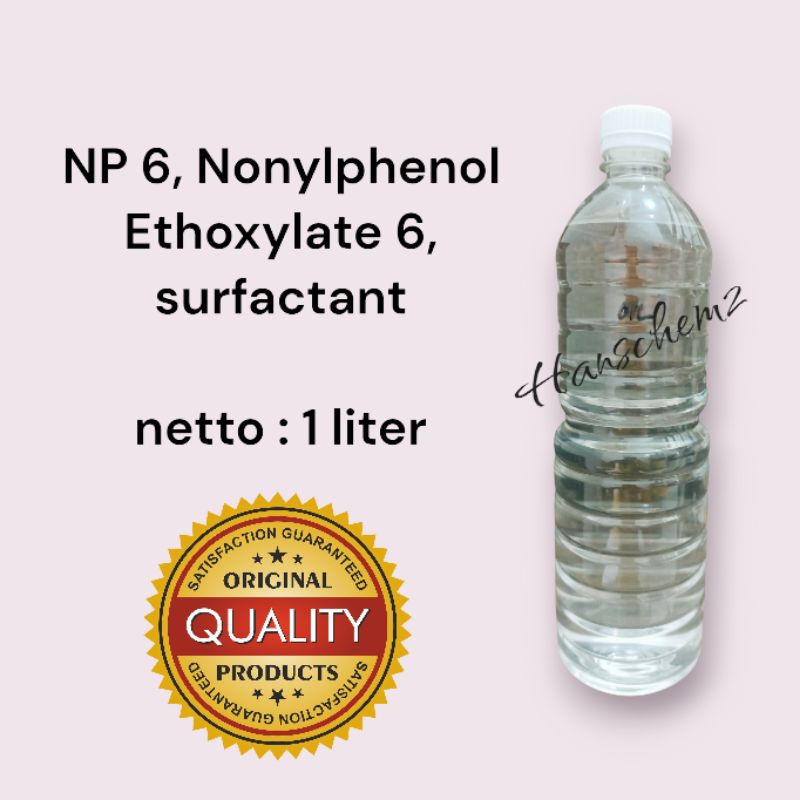 NP 6/NONYLPHENOL ETHOXYLATE 6/SURFACTANT/EMULSIFIER @1liter